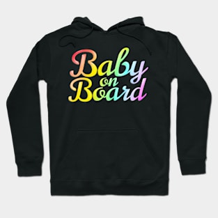 Baby on Board - Rainbow Hoodie